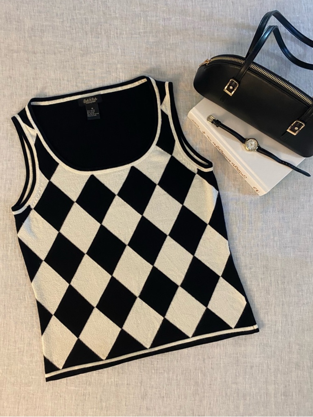 Preppy Tank Top 📓♠️🗝️ - Picture 3 of 6